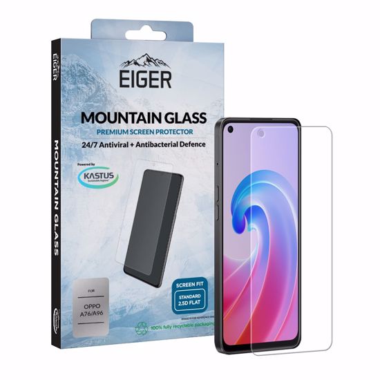 Picture of Eiger Eiger Mountain Glass 2.5D Screen Protector for Oppo A76/A96