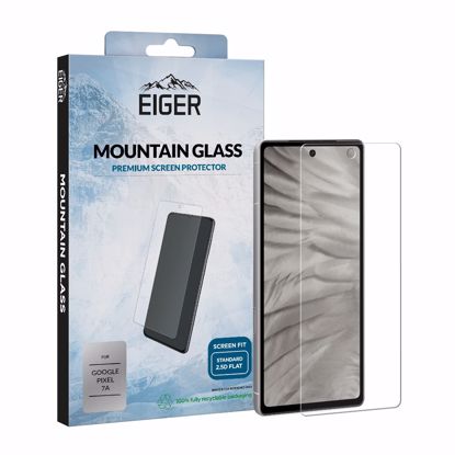 Picture of Eiger Eiger Mountain Glass Screen Protector 2.5D for Google Pixel 7a in Clear / Transparent