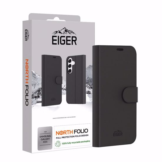 Picture of Eiger Eiger North Folio Case Samsung A55 in Black
