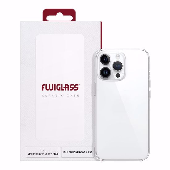 Picture of Fujiglass Fujiglass Classic Case for iPhone 16 Pro Max in Clear